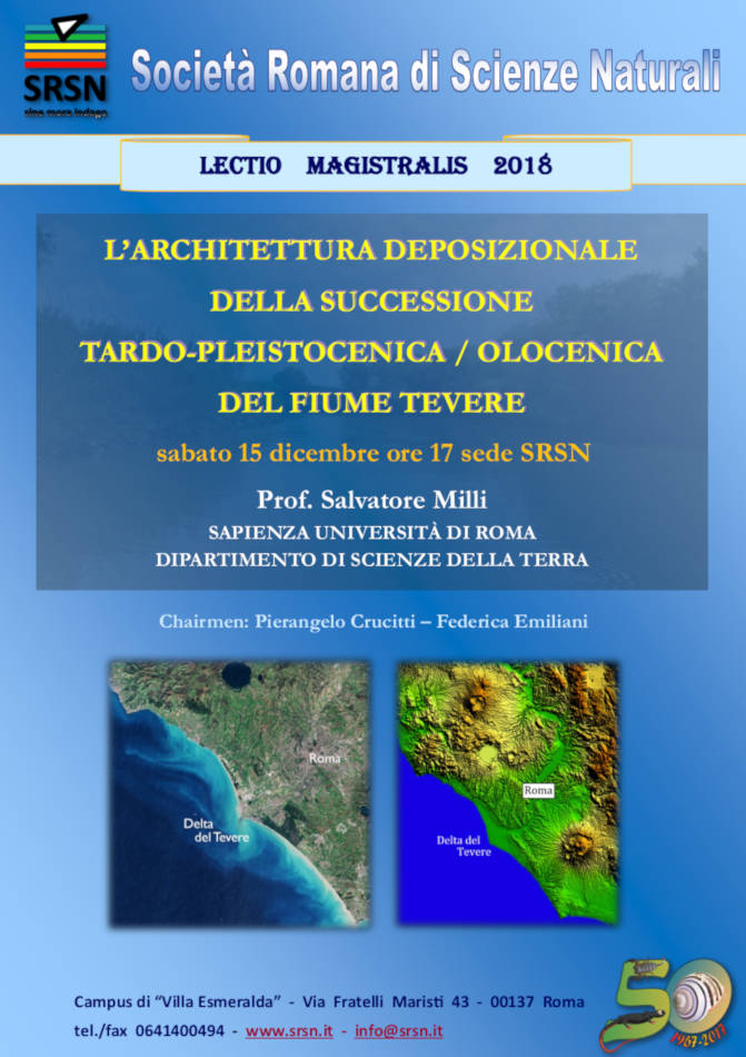 Conferenza: Larchitettura deposizionale pleisto/olocenica del Tevere